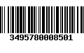 Código de Barras 3495780008501