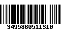 Código de Barras 3495860511310