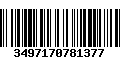 Código de Barras 3497170781377