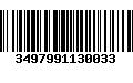 Código de Barras 3497991130033