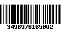 Código de Barras 3498976165002