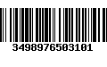 Código de Barras 3498976503101