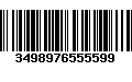 Código de Barras 3498976555599