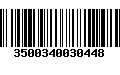 Código de Barras 3500340030448