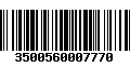 Código de Barras 3500560007770