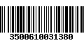 Código de Barras 3500610031380