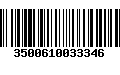 Código de Barras 3500610033346