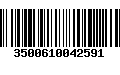 Código de Barras 3500610042591