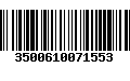 Código de Barras 3500610071553