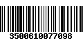 Código de Barras 3500610077098