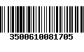 Código de Barras 3500610081705