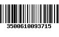 Código de Barras 3500610093715