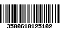 Código de Barras 3500610125102