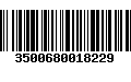 Código de Barras 3500680018229