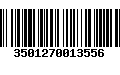 Código de Barras 3501270013556