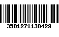 Código de Barras 3501271130429