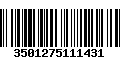 Código de Barras 3501275111431