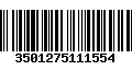 Código de Barras 3501275111554