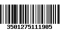 Código de Barras 3501275111905