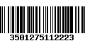 Código de Barras 3501275112223