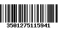 Código de Barras 3501275115941