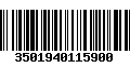 Código de Barras 3501940115900