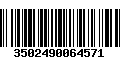 Código de Barras 3502490064571