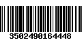 Código de Barras 3502490164448