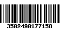 Código de Barras 3502490177158