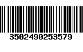 Código de Barras 3502490253579