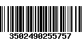 Código de Barras 3502490255757