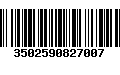 Código de Barras 3502590827007