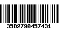 Código de Barras 3502790457431