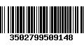 Código de Barras 3502799509148