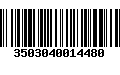 Código de Barras 3503040014480