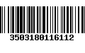 Código de Barras 3503180116112