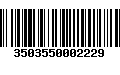 Código de Barras 3503550002229