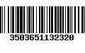 Código de Barras 3503651132320