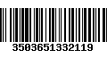 Código de Barras 3503651332119