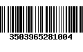 Código de Barras 3503965281004