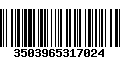 Código de Barras 3503965317024