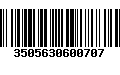 Código de Barras 3505630600707