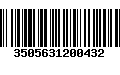 Código de Barras 3505631200432