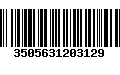 Código de Barras 3505631203129