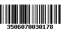 Código de Barras 3506070030178