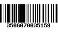 Código de Barras 3506070035159