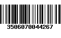 Código de Barras 3506070044267