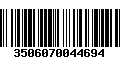 Código de Barras 3506070044694