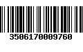 Código de Barras 3506170009760