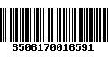 Código de Barras 3506170016591